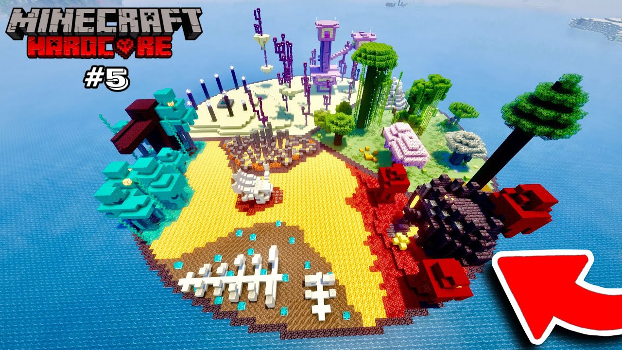 MEGÉPÍTETTEM AZ ÖSSZES DIMENZIÓT! | Minecraft Hardcore #5