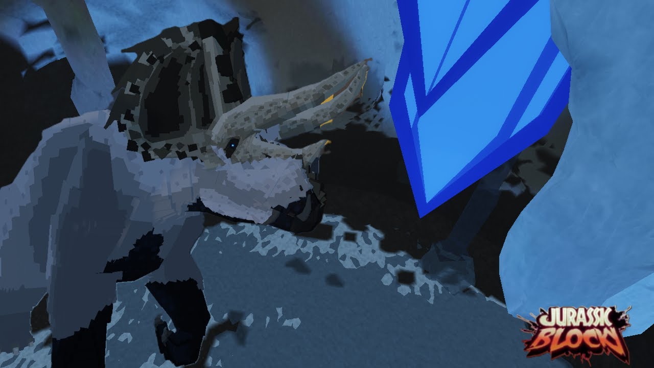 Трайк Йети — главный босс в игре Jurassic Blocky!