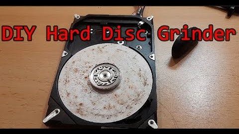 Hard Drive upcycling: HDD-Grinder