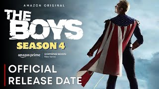 THE BOYS SEASON 4 RELEASE DATE| Amazon Prime | The Boys Season 4 Trailer | theboysseason4