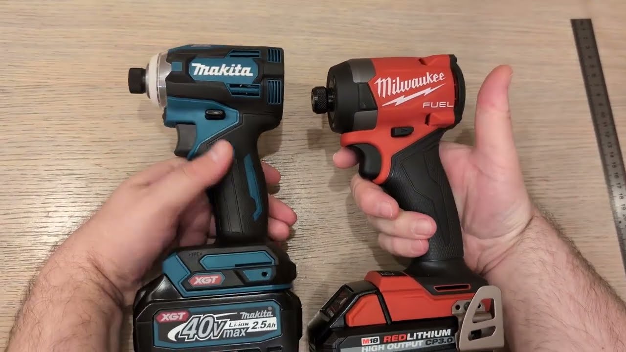 Milwaukee 2953 & Makita TD001G