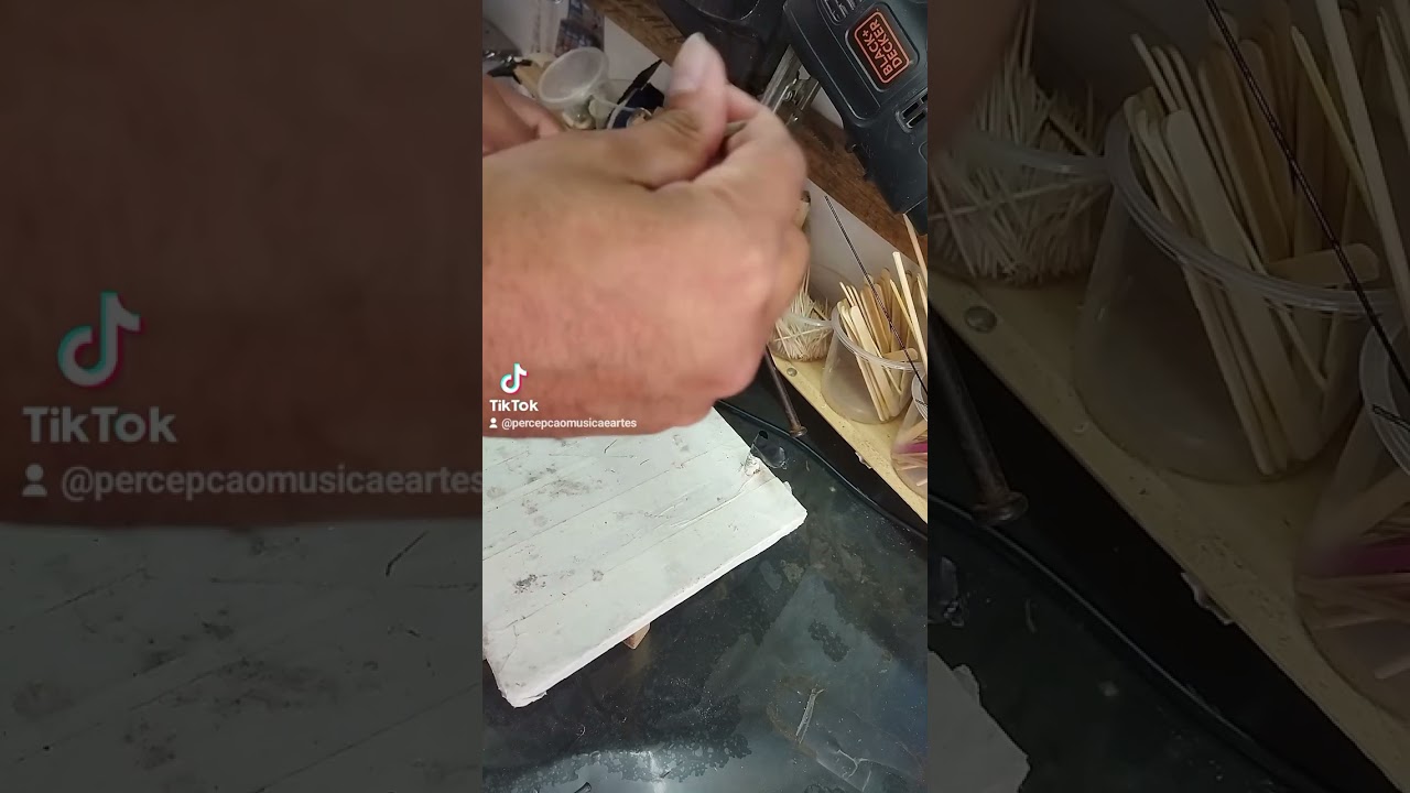 Fabricação de Nut em osso, violão Di Giorgio, resumo.