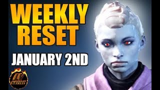 Destiny 2 Weekly Reset January 2Nd