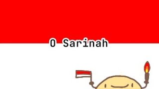 O Sarinah Piano Cover