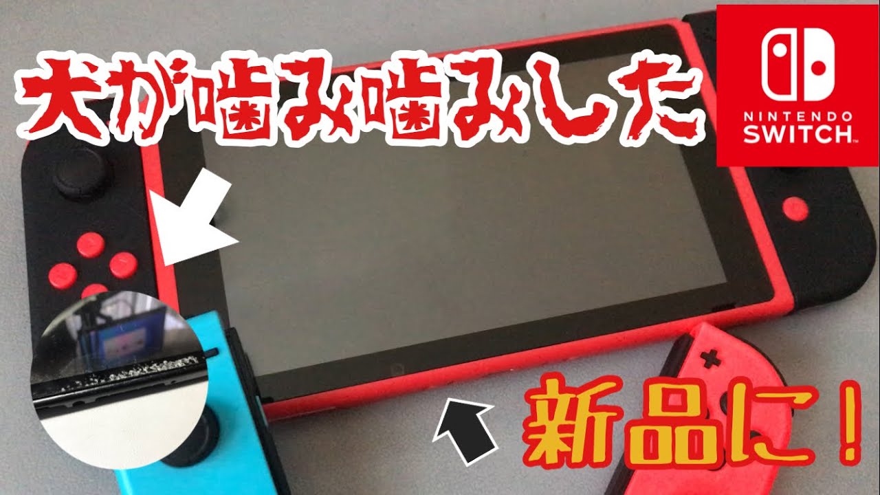 外装交換】switch 犬に食べられたスイッチを綺麗にしてやったぜ！JUNK