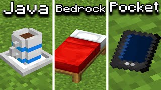 Java vs Bedrock vs Pocket