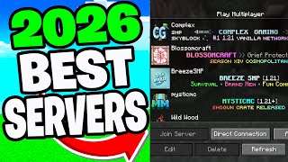 Top 10 BEST Servers For Minecraft 2026! - Java & Bedrock