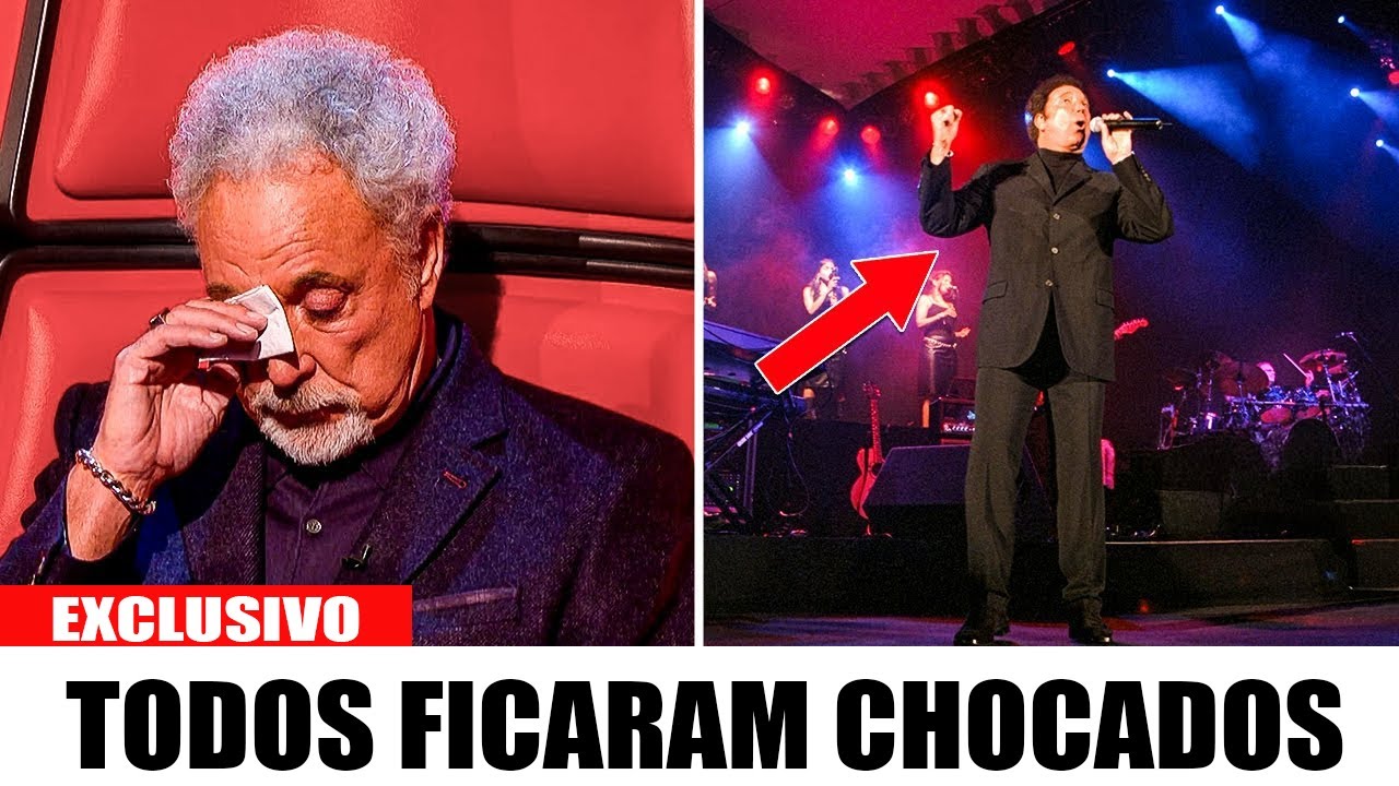 Tom Jones foi vaiado para fora do palco após esta apresentação