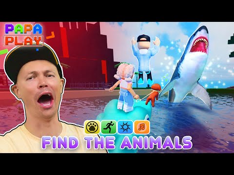 Видео: Нашел Мегалодона в Find The Animals