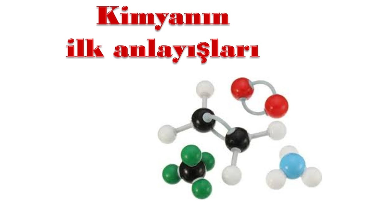 Kimyanın ilk anlayışları