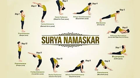 50 Surya Namaskar count, 1 Surya Namaskar in 30 seconds