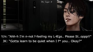 When your strict professor p!nned you inside the elevator after sc*lding you.. || Jungkook ff #btsff