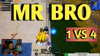 Mr Bro 1 Vs 4 Last Zone New Battle Pubg Mobile