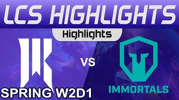 SR vs IMT Highlights LCS Spring Season 2024 W2D1 Shopify Rebellion vs Immortals by Onivia