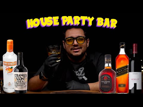 Home Bar for Winter House Party