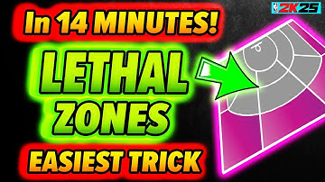 How to get  Lethal Zones in 15 minutes NBA 2K25: FAST!