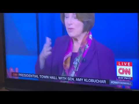 In Las Vegas CNN Town Hall Senator Klobuchar Answers Question About Anti-Semitism