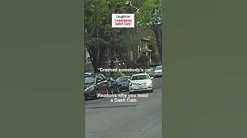 Hit and run caught on camera! 🚗📸 | Caught on Thinkware Dash Cam