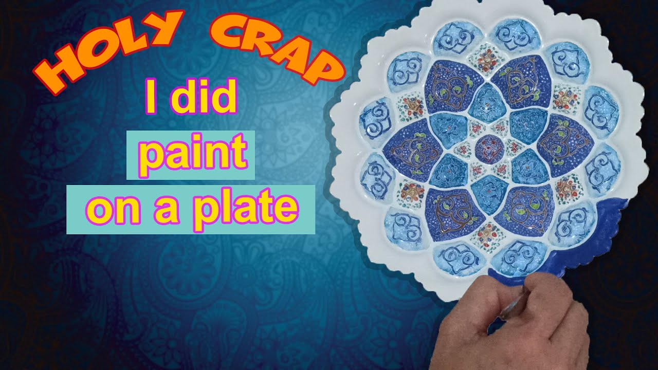 how to paint how to paint a plate how to painting a plate how to draw a plate part 3