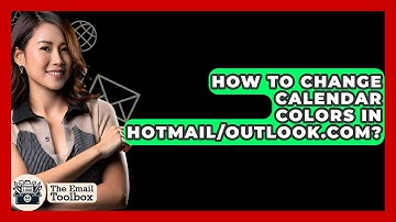 How To Change Calendar Colors In Hotmail/Outlook.com? - TheEmailToolbox.com