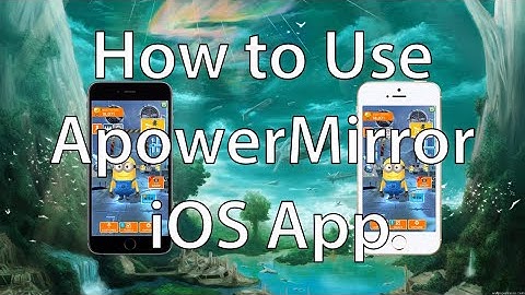 How to Use ApowerMirror iOS App