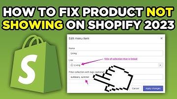How To Fix Product Not Showing On Shopify 2025