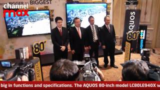 Sharp launches "From Bigger to Biggest" Products