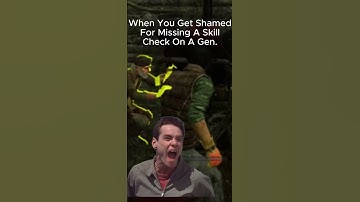 When Your Teammates Shame You For Missing A Skill Check. #DbD #DeadbyDaylight #Skill #Funny #Shorts