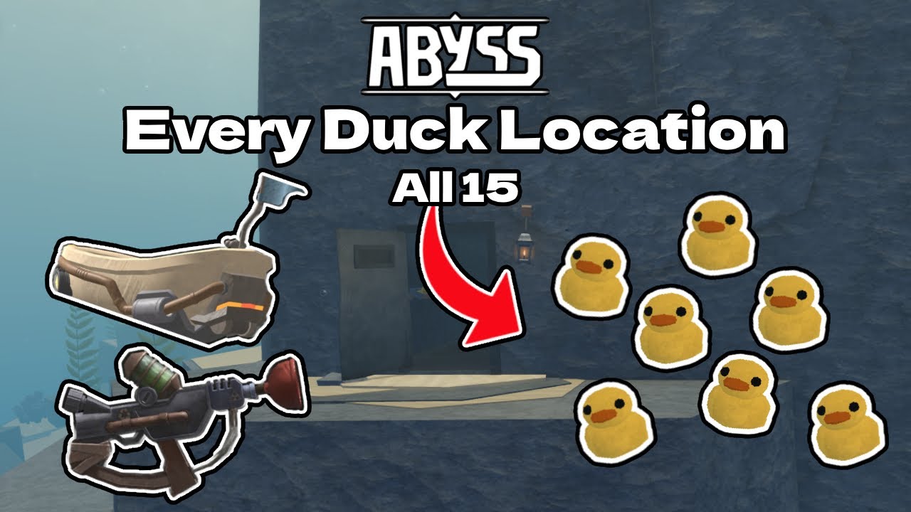 ALL 15 Duck Locations Roblox Abyss