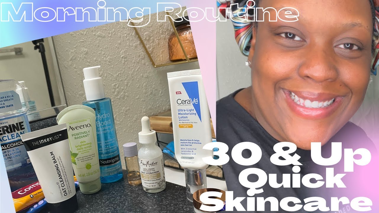 Skincare Routine for Hyperpigmentation [QUICK] 30 and Up Friendly - YouTube