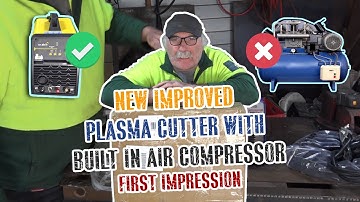 NEW IMPROVED Plasma Cutter with Built in Air Compressor - First Impression
