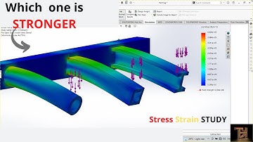 Breaking Point: Which Design Will Hold Strongest? | Solidwork Simulation Stress Strain Study.