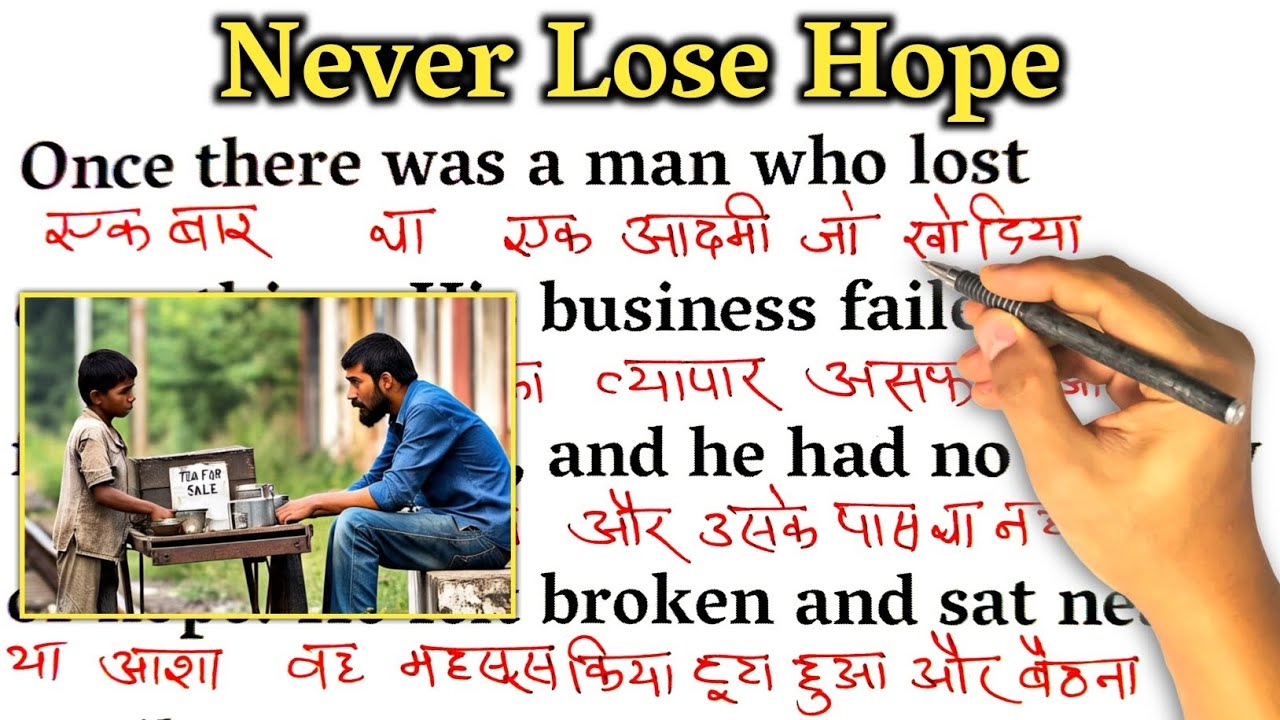 Never Lose Hope / Zero से इंग्लिश पढ़ना कैसे सीखें / english reading for beginners / Learn English