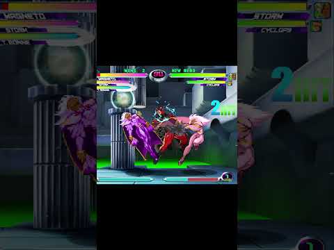 MvC2: Yuki - Storm Unique Throw Combo (j HP to HP Throw) .:6.8.25:.