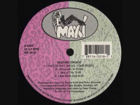 Second Choice — Second Choice - I Can't Resist (Move You Body) (Mix Of Trix)