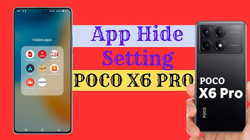 How to hide apps in Poco x6 pro 5g /Poco x6 pro App Hide Kaise Kare/app hide setting Poco x6 pro