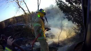 Helmet Cam  Grass Fire