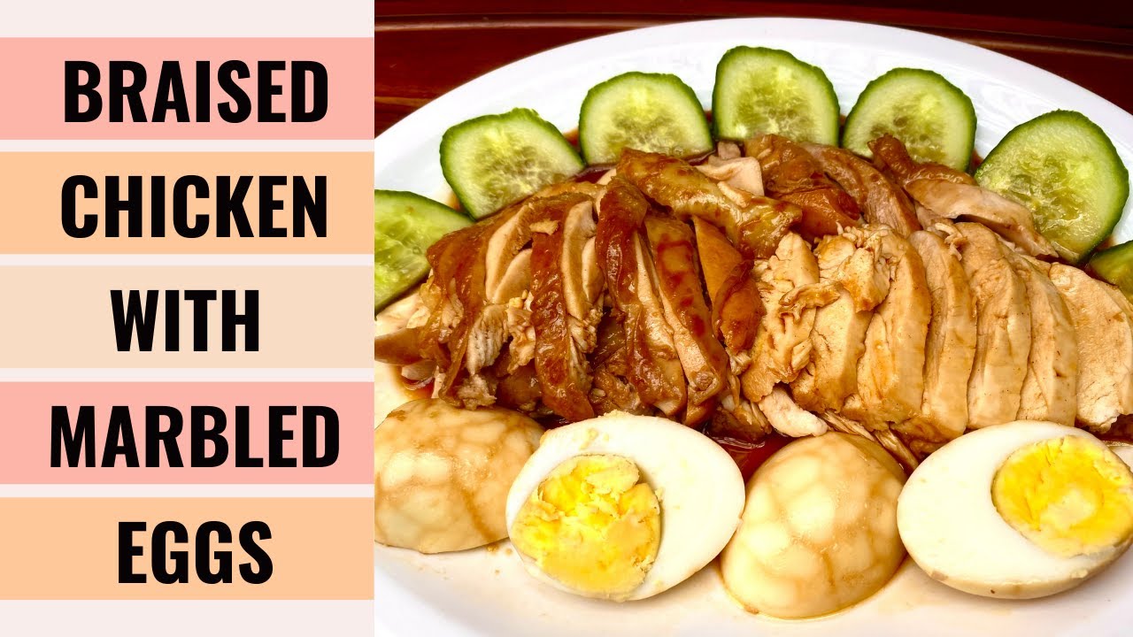 BRAISED CHICKEN With Marbled Eggs So Easy And Tasty You Want To Cook All the Time | Aunty Mary Cooks