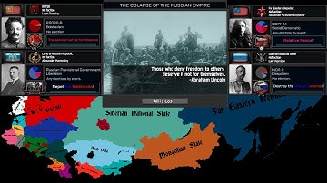 The Collapse Of The Russian Empire - TNO/OTL Custom Super Events (Alternate Russian Civil War)Part 2