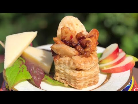How to Make Apple Puffs with Store-Bought Puff Pastry | Rachael's Sister, Maria