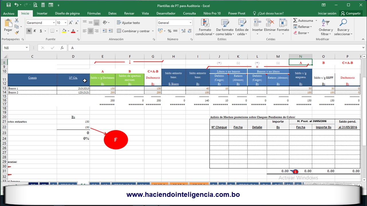 REFERENCIACION CRUZADA PAPELES DE TRABAJO CON EXCEL YouTube