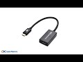 USB Type C to HDMI 4K@60Hz Adapter in Aluminum Housing - Thunderbolt 3 Port | Cable Matters