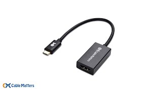 USB Type C to HDMI 4K@60Hz Adapter in Aluminum Housing - Thunderbolt 3 Port | Cable Matters