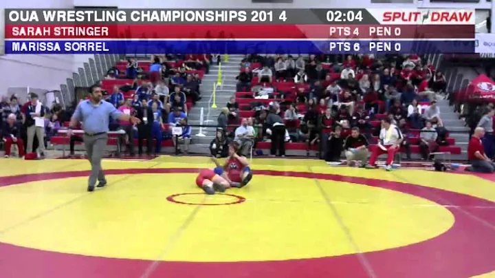 2014 OUA Championships: 67 kg Sarah Stringer vs. M...