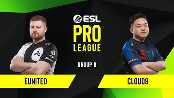 CS:GO - Cloud9 vs. eUnited [Mirage] Map 2  - Group B - ESL NA Pro League Season 10