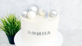 Шары из шоколадной глазури - стильный и красивый декор торта 🎂