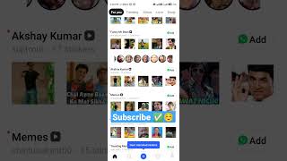 Add Latest Trending Stickers to WhatsApp in any Redmi Phone 📱🔥 | #shorts #whatsapp #stickers screenshot 2