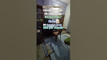 Calcutta university English Honours  #motivation #calcuttauniversity