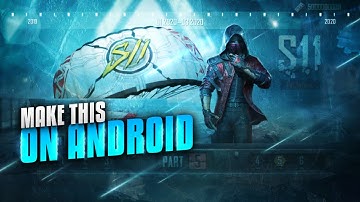 Make this season 11 inspired PUBG thumbnail on android | Livestream thumbnail tutorial | pstouch