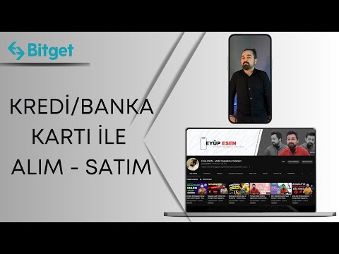 Bitget Mobil Uygulama Kredi/Banka Kartı İle Alım-Satım